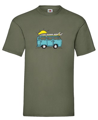 FRUIT OF THE LOOM T-shirt με στάμπα K6105 ΛΑΔΙ